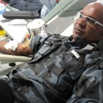 Militares do curso de sargento da Polícia Militar contribuem com doação de sangue - Fotos: Ascom/FSPH