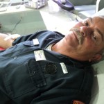 Militares do curso de sargento da Polícia Militar contribuem com doação de sangue - Fotos: Ascom/FSPH
