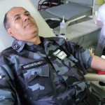 Militares do curso de sargento da Polícia Militar contribuem com doação de sangue - Fotos: Ascom/FSPH
