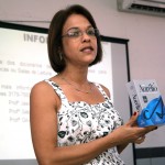 Educação realiza encontro pedagógico com professores de língua portuguesa - A professora Rosa Barreto / Fotos: Juarez Silveira/Seed