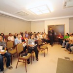 Profissionais da Rede de Enfrentamento à violência participam de oficinas - Fotos: Edinah Mary/Seides
