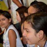 Biblioteca Infantil estimula o gosto pela leitura entre as crianças  - A aluna Carolina Cristina Barbosa