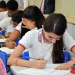 Alunos da rede estadual de ensino participam de simuladão do Enem - O aluno do Colégio Costa e Silva