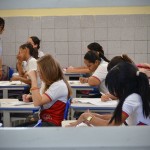 Alunos da rede estadual de ensino participam de simuladão do Enem - O aluno do Colégio Costa e Silva
