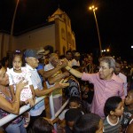 Déda entrega nova praça à população de Santana do São Francisco  - A moradora Maria Gorete Santana