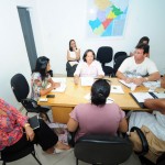Seides recebe representantes do Sindicato de Assistentes Sociais - Fotos: Edinah Mary/Inclusão