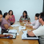 Seides recebe representantes do Sindicato de Assistentes Sociais - Fotos: Edinah Mary/Inclusão