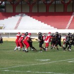 Seel apoia primeiro jogo de futebol americano disputado no 'Batistão' -