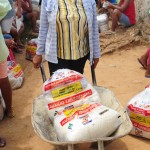 Governo entrega esta semana 7.818 kits de alimentos às vítimas de estiagem - Fotos: Edinah Mary/Inclusão