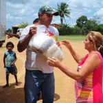 Governo entrega esta semana 7.818 kits de alimentos às vítimas de estiagem - Fotos: Edinah Mary/Inclusão