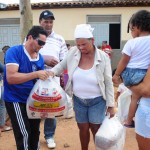 Governo entrega esta semana 7.818 kits de alimentos às vítimas de estiagem - Fotos: Edinah Mary/Inclusão