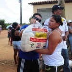 Governo entrega esta semana 7.818 kits de alimentos às vítimas de estiagem - Fotos: Edinah Mary/Inclusão