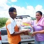 Estado continua entrega de cestas de alimentos a vítimas da seca - Fotos: Edinah Mary/Inclusão