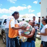 Estado continua entrega de cestas de alimentos a vítimas da seca - Fotos: Edinah Mary/Inclusão