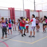 Escola de Esportes oferece aulas de ginástica para comunidade do Santa Maria - Fotos: Edinah Mary/Seides
