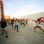 Escola de Esportes oferece aulas de ginástica para comunidade do Santa Maria - Fotos: Edinah Mary/Seides