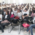 Mais de 200 alunos de escolas públicas participam de encontro sobre saúde   - Fotos: Juarez Silveira/Seed