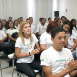 Mais de 200 alunos de escolas públicas participam de encontro sobre saúde   - Fotos: Juarez Silveira/Seed