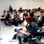 Mais de 200 alunos de escolas públicas participam de encontro sobre saúde   - Fotos: Juarez Silveira/Seed