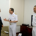 Jackson recebe visita de almirante do 2º Distrito Naval - Fotos: Wellington Barreto/ASN