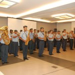 Encontro nacional de auditores tributários é aberto pela Secretaria da Fazenda de Sergipe -  A Banda da Polícia Militar de Sergipe fez a abertura do evento com a execução do Hino Nacional e do Hino do estado