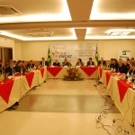 Encontro nacional de auditores tributários é aberto pela Secretaria da Fazenda de Sergipe -  A Banda da Polícia Militar de Sergipe fez a abertura do evento com a execução do Hino Nacional e do Hino do estado