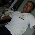 Estudantes resolvem doar sangue depois de assistir reportagem na televisão - Fotos: Ascom/FSPH