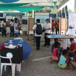 Jovens e crianças se divertem durante Exposição Itinerante “Mata Atlântica é Aqui” - Fotos: Ascom/Semarh