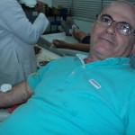 Hemocentro de Sergipe recebe doação de servidores da Emgetis - O doador Francisco Navarro  Fotos: Ascom/FSPH