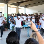 Gestores escolares de São Paulo chegam a Sergipe e visitam escolas vencedoras do Prêmio Gestão Escolar - A coordenadora do Prêmio Gestão Escolar de Sergipe