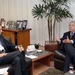 Jackson pede ao ministro Edison Lobão prioridade na instalação de novos poços de petróleo no Estado -