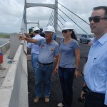 Ministério do Turismo vistoria obras da Ponte Gilberto Amado - Fotos: Ascom/Setur