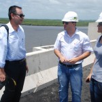 Ministério do Turismo vistoria obras da Ponte Gilberto Amado - Fotos: Ascom/Setur