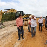 Ponte Gilberto Amado recebe pavimentação asfáltica - Fotos: Mario Sousa / Seinfra