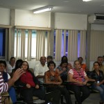 Palestra orienta funcionários da Emgetis sobre prevenção às DSTs - Fotos: Ascom/Emgetis