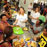 Aferição de pressão arterial e orientação nutricional são realizadas no restaurante Padre Pedro -