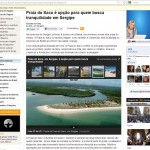 Praia do Saco é destaque no portal UOL - Foto: Maxwell Correa