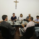 Jackson Barreto realiza audiências e recebe o exgovernador Albano Franco - Fotos: Marcos Rodrigues/ASN