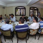 Membros da Aseopp declaram apoio ao Proinveste durante almoço com Jackson Barreto - Fotos: Marcelle Cristinne/ASN
