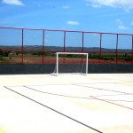 Comunidades rurais de Telha são contempladas com quadras poliesportivas - Fotos: Ascom/Seinfra