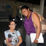 Aluna com necessidade especial da rede estadual presta Enem e é exemplo para colegas - As Amigas Marcela Vieira e Adriene Santos