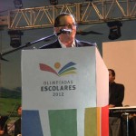 Cerimônia de abertura das Olimpíadas Escolares mostra cultura e tradição do CentroOeste - O prefeito de Cuiabá