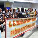 Alunos e professores do Colégio Barão de Mauá recebem a diretora da unidade que chegou dos EUA  - A professora Maria Cristina Santos