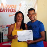 Novos Rumos certifica alunos de costura no povoado Terra Caída - Fotos: Edinah Mary/Seides