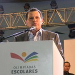 Cerimônia de abertura das Olimpíadas Escolares mostra cultura e tradição do CentroOeste - O prefeito de Cuiabá