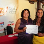 Novos Rumos certifica alunos de costura no povoado Terra Caída - Fotos: Edinah Mary/Seides