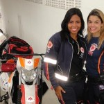 Mulheres motossocorristas do Samu mostram eficiência no atendimento -