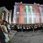 Festa de aniversário do Museu da Gente Sergipana reúne mais de 3 mil pessoas - Apresentação do Coral Vozes do Banese
