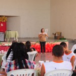 Adolescentes assistidos pela Unidade Provisória comemoram o Natal -