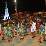 rvore de Natal Ecológica é inaugurada no Centro de Criatividade  - Árvore tem 12 metros de altura